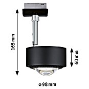 Paulmann URail LED-Spot Aldan (Schwarz matt, Neutralweiß, Ø x H: 9,8 x 17 cm) | BAUHAUS