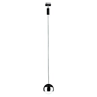 Paulmann URail LED-Pendelleuchte Capsule II (Warmweiß, Schwarz matt, Ø x H: 8,7 x 130 cm)