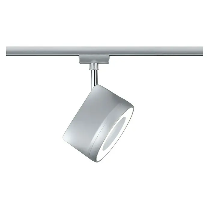 Paulmann URail LED-Spot Arena - Chrom matt, 7,8 x 12,3 x 19,1 cm, Neutralweiß - Silberne Deckenleuchte mit modernem Design. Elegante Beleuchtungslösung für jeden Raum, die ein helles, fokussiertes Licht bietet.