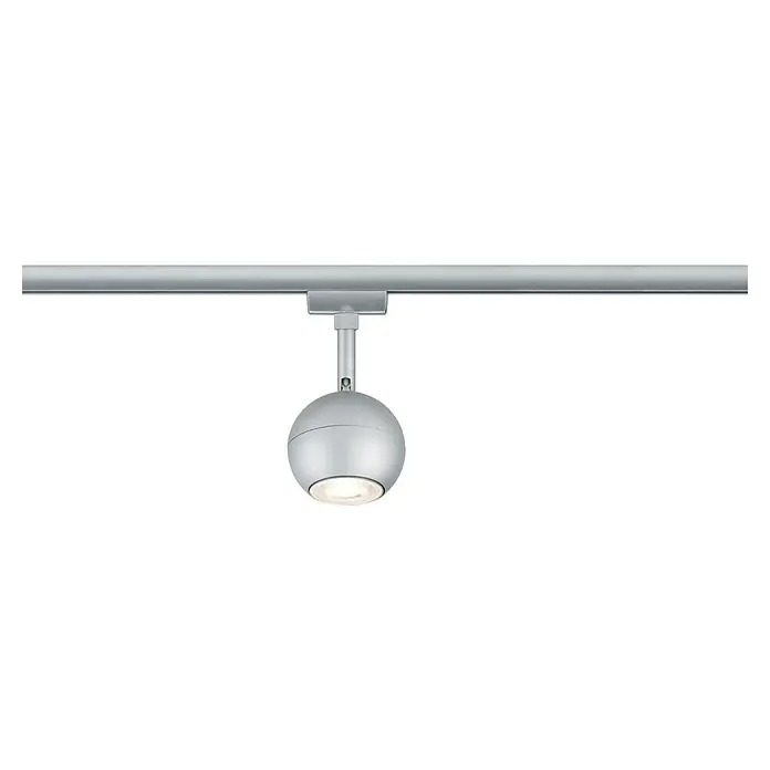 Paulmann URail LED-Spot Tup - 10 W, Chrom matt, Ø x H: 8 x 15,9 cm - Silberfarbene Kugelstrahler-Schiene. Modernes Design für eine stilvolle Beleuchtung. Ideal für Wohnräume.