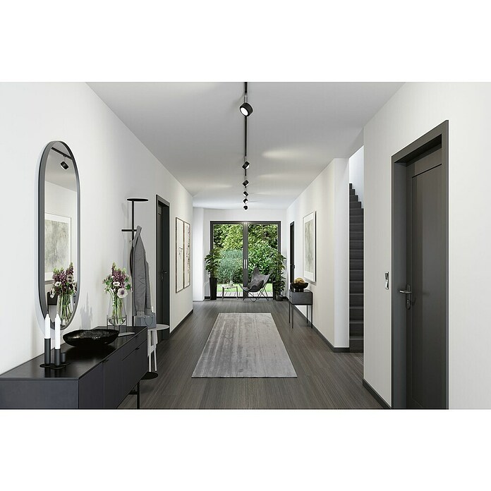 Paulmann URail LED-Spot Aldan (Schwarz matt, Neutralweiß, Ø x H: 9,8 x 17 cm) | BAUHAUS