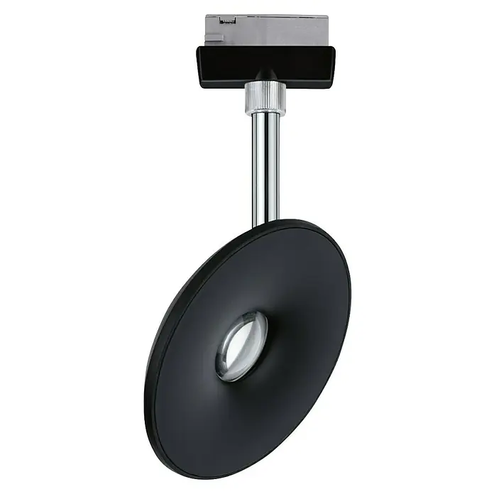 Paulmann URail LED-Spot Sphere - Schwarz matt, L x B x H: 3,2 x 11,98 x 18,3 cm - Moderne schwarze Deckenleuchte mit Chromdetails, ideal für stilvolle Innenräume. Vielseitig einsetzbar und elegant im Design.