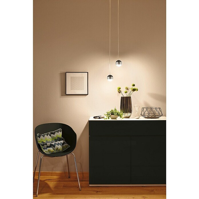 Paulmann URail LED-Pendelleuchte Capsule II (Warmweiß, Schwarz matt, Ø x H: 8,7 x 130 cm) | BAUHAUS