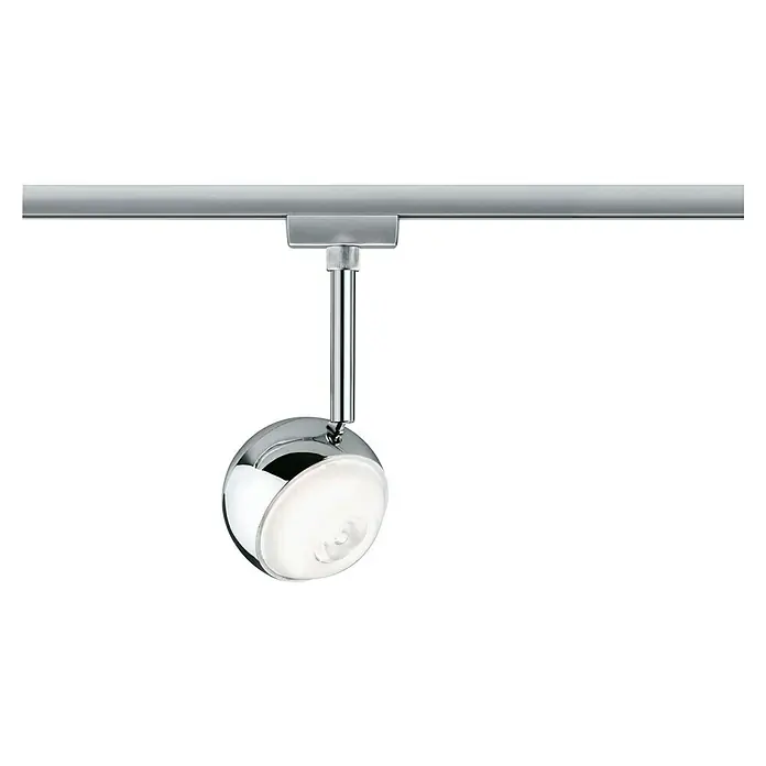 Paulmann URail LED-Spot Capsule II - Chrom matt, 8 x 8,7 x 21 cm, Neutralweiß - Moderne Chrom-Track-Leuchte mit verstellbarem Spot für gezielte Beleuchtung. Stilvolles Design für vielfältige Anwendungen im Innenbereich.