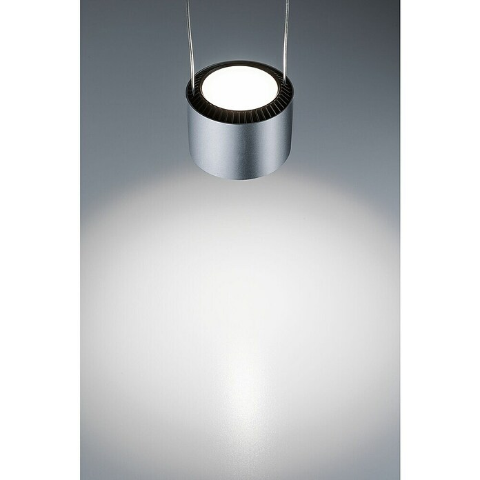 Paulmann URail LED-Pendelleuchte Aldan (Neutralweiß, Chrom matt, Ø x H: 10 x 150 cm, 4.000 K) | BAUHAUS