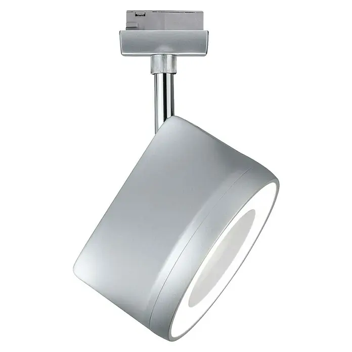 Paulmann URail LED-Spot Arena - Chrom matt, 7,8 x 12,3 x 19,1 cm, Neutralweiß - Silberne LED-Schienenleuchte mit schwenkbarem Kopf für flexible Beleuchtung im modernen Design. Ideal für Wohn- und Geschäftsräume.