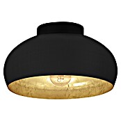 Eglo Plafondlamp Mogano 2 (l x b x h: 28 x 28 x 17,5 cm, Zwart, Goud) | BAUHAUS