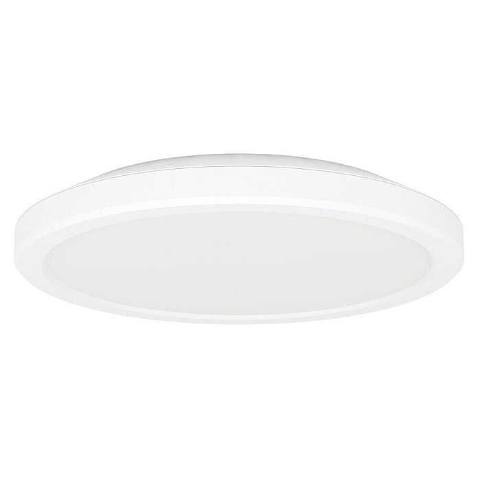 Eglo LED stropna svjetiljka Testara  (11,2 W, Ø x V: 21,2 x 3 cm, Bijela, Topla bijela) | BAUHAUS