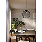 Eglo Venezuela Lámpara colgante redonda (40 W, Ø x Al: 40 x 110 cm, Negro, Negro, E27) | BAUHAUS