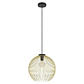 Eglo Venezuela Lámpara colgante redonda (40 W, Ø x Al: 40 x 110 cm, Oro, Negro, E27) | BAUHAUS