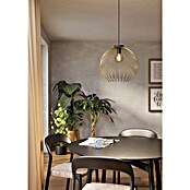 Eglo Venezuela Lámpara colgante redonda (40 W, Ø x Al: 40 x 110 cm, Oro, Negro, E27) | BAUHAUS