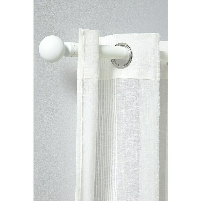 Visillo para ventana Bloque contraste (An x Al: 140 x 260 cm, 100% poliéster, Gris) | BAUHAUS