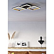 Eglo Calliera Plafón LED (20 W, L x An x Al: 59,5 x 31 x 9 cm, Negro, Blanco neutro) | BAUHAUS