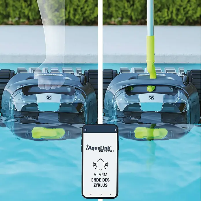 Zodiac Poolroboter CNX-Li 5220 iQAkkubetrieben, Passend für: Gartenpools bis 10 x 5 m, Filterleistung: 16 m³/h