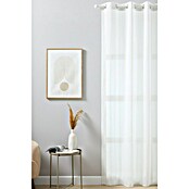 Visillo para ventana Delia Rayas (An x Al: 140 x 260 cm, 100% poliéster, Beige/Blanco) | BAUHAUS