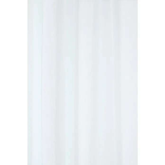 Visillo para ventana Dorial - An x Al: 140 x 260 cm, 100% poliéster, Blanco - Tejido blanco con pliegues suaves, ideal como fondo neutro o para proyectos textiles delicados. La textura sutil añade un toque elegante.
