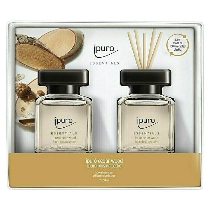 Ipuro Essentials Miris Cedar Wood  (2 Kom., 50 ml) | BAUHAUS