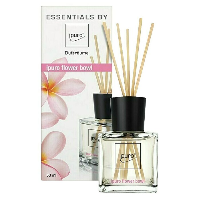 Ipuro Essentials Dišava za prostor Flower Bowl  (1 kos, 50 ml) | 8479 - Raumdüfte | IDDL - Kerzen /Düfte | IDD - Trendy | ID - Trendy | I - Stadtgarten | BAUHAUS
