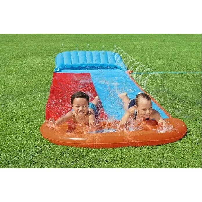 Bestway Vodeni tobogan Tsunami Splash  (Plavo-narančasta, D x Š: 488 x 143 cm) | BAUHAUS