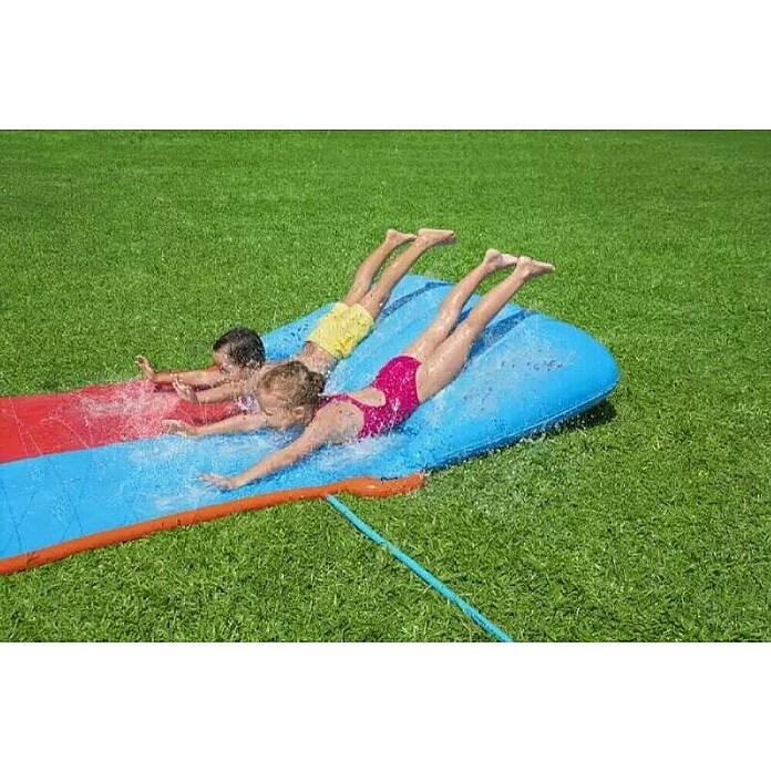 Bestway Vodeni tobogan Tsunami Splash  (Plavo-narančasta, D x Š: 488 x 143 cm) | BAUHAUS
