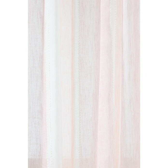 Visillo para ventana Centro (An x Al: 140 x 260 cm, 100% poliéster, Rosa) | BAUHAUS