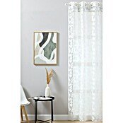 Visillo para ventana Flor devorado (An x Al: 140 x 260 cm, 100% poliéster, Blanco) | BAUHAUS
