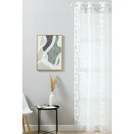 Visillo para ventana Flor devorado