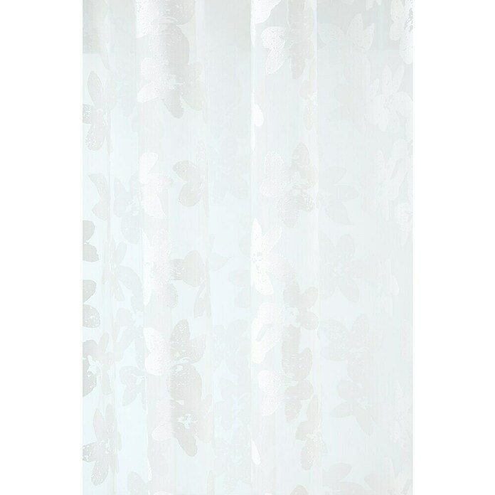 Visillo para ventana Flor devorado (An x Al: 140 x 260 cm, 100% poliéster, Blanco) | BAUHAUS