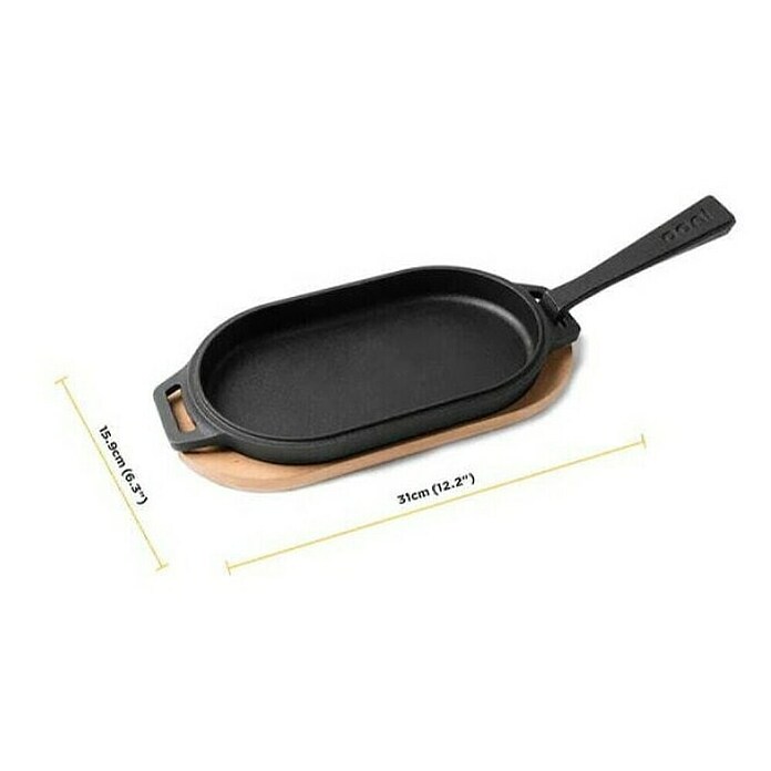 Ooni Tava Sizzler  (Lijevano željezo, drvo) | BAUHAUS