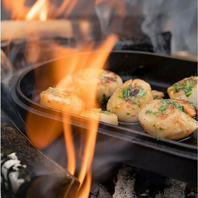 Ooni Tava Sizzler  (Lijevano željezo, drvo) | BAUHAUS