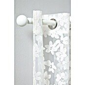 Visillo para ventana Flor devorado (An x Al: 140 x 260 cm, 100% poliéster, Blanco) | BAUHAUS