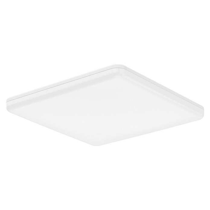 Eglo Castagneto LED-Deckenleuchte (20 W, L x B x H: 31 x 31 x 4 cm, Weiß, Warmweiß) | BAUHAUS