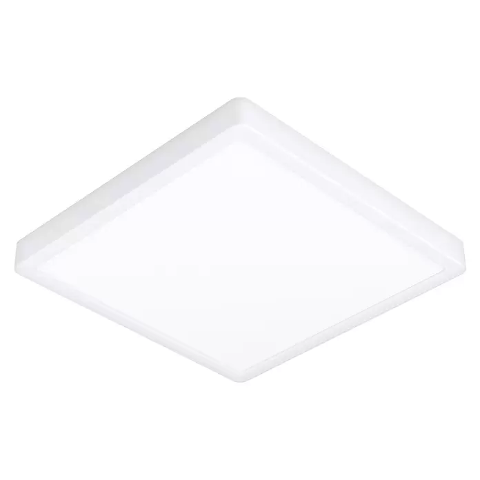 Eglo Fueva 6 LED-Panel - 13 W, L x B x H: 29 x 29 x 2,5 cm, Weiß, Warmweiß - Weißes quadratisches LED-Deckenpanel.