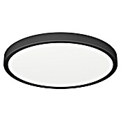 Eglo Fueva 6 Ledpaneel, rond (14,2 W, Ø x h: 27,8 x 2,5 cm, Zwart, Warm wit) | BAUHAUS