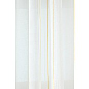 Visillo para ventana Raya (An x Al: 140 x 260 cm, 100% poliéster, Blanco/Mostaza) | BAUHAUS