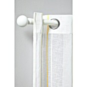 Visillo para ventana Raya (An x Al: 140 x 260 cm, 100% poliéster, Blanco/Mostaza) | BAUHAUS
