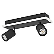 Eglo Downlight LED empotrable (12 W, L x An x Al: 34 x 10 x 14 cm, Negro, Blanco cálido) | BAUHAUS