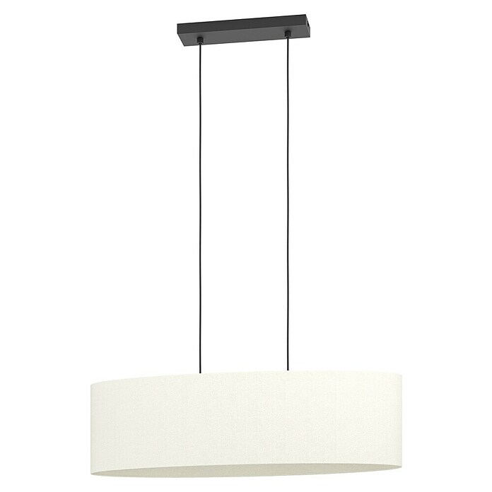 Eglo LED viseča svetilka Febres  (60 W, Do x Š x V: 78 x 22 x 110 cm, Bela, Črna) | 3015 - Pendelleuchte Wohnraum | CACA - Pendelleuchte Wohnraum | CAC - Indoorleuchten | CA - Beleuchtung | C - Elektro | BAUHAUS