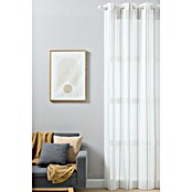 Visillo para ventana Raya (An x Al: 140 x 260 cm, 100% poliéster, Blanco/Rojo) | BAUHAUS