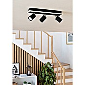 Eglo Regleta LED (20 W, L x An x Al: 46 x 10 x 14 cm, Negro, Blanco cálido) | BAUHAUS