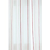 Visillo para ventana Raya (An x Al: 140 x 260 cm, 100% poliéster, Blanco/Rojo) | BAUHAUS