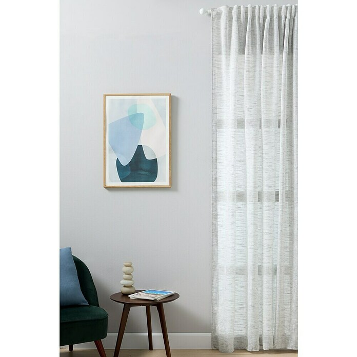 Visillo para ventana Argan (An x Al: 140 x 280 cm, 100% poliéster, Gris) | BAUHAUS