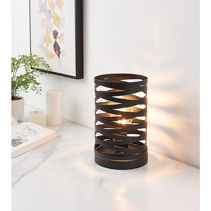 Eglo LED namizna svetilka Cremella  (40 W, Črna, E27, Ø x V: 18 x 29 cm) | 3017 - Tischleuchte | CACJ - Tischleuchte | CAC - Indoorleuchten | CA - Beleuchtung | C - Elektro | BAUHAUS