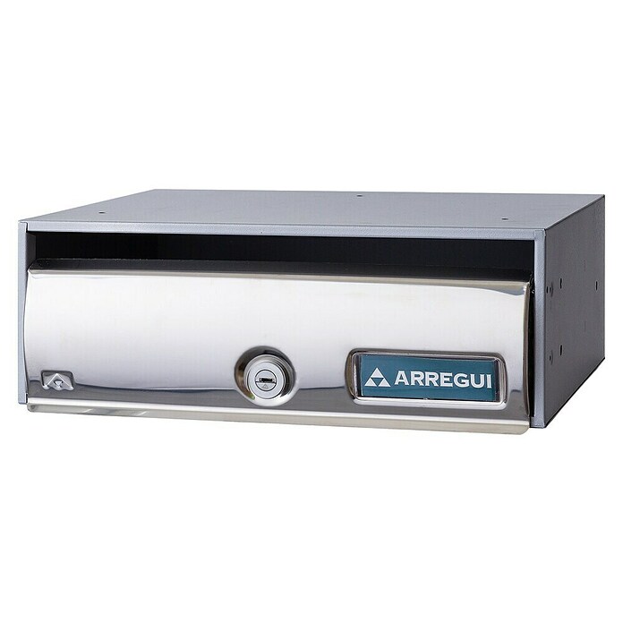 Arregui Future Buzón de correo H3500-11 (Chapa de acero, L x An x Al: 25 x 34,5 x 12 cm, Acero inoxidable)