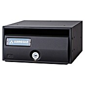 Arregui Future Buzón de correo H3400-22 (Chapa de acero, L x An x Al: 25 x 24 x 12 cm, Negro)