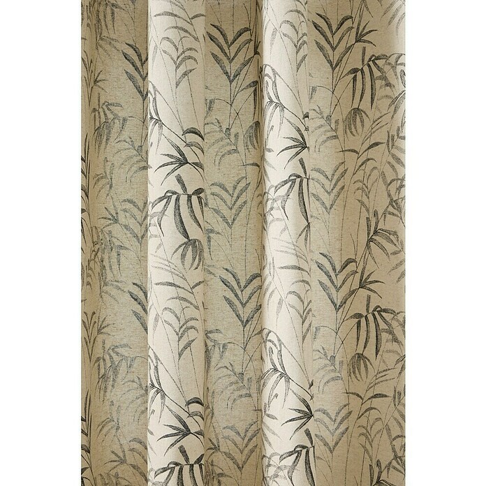 Cortina con ollaos Guetta (An x Al: 140 x 260 cm, 80% algodón 20% poliéster, Lino) | BAUHAUS