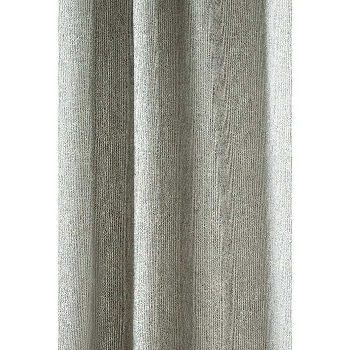 Cortina pasabarra Muka (An x Al: 140 x 260 cm, 63% poliéster 16% acrílico 13% algodón y 3% lino, Gris) | BAUHAUS