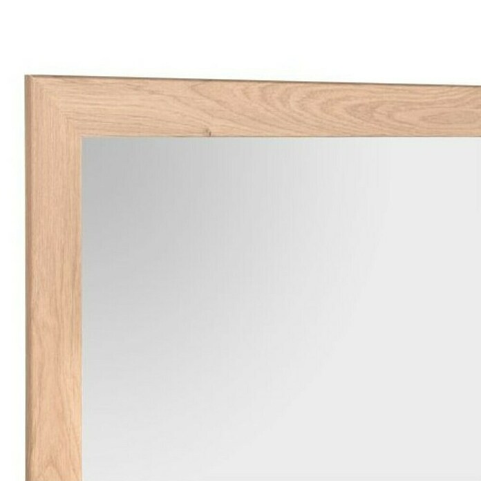 Ogledalo s okvirom Thea  (48 x 68 cm, Bež, Drvo) | BAUHAUS