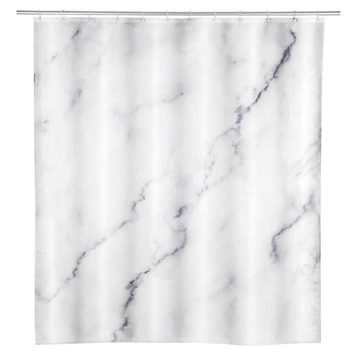 SCHÖNER WOHNEN-Kollektion Tuš zavesa Balatro  (Š x V: 180 x 200 cm, Belo-črna) | 3737 - Duschvorhänge Textil | DADF - Badtextilien | DAD - Badausstattung | DA - Badausstattung/Bäderwelt | D - Sanitär | BAUHAUS
