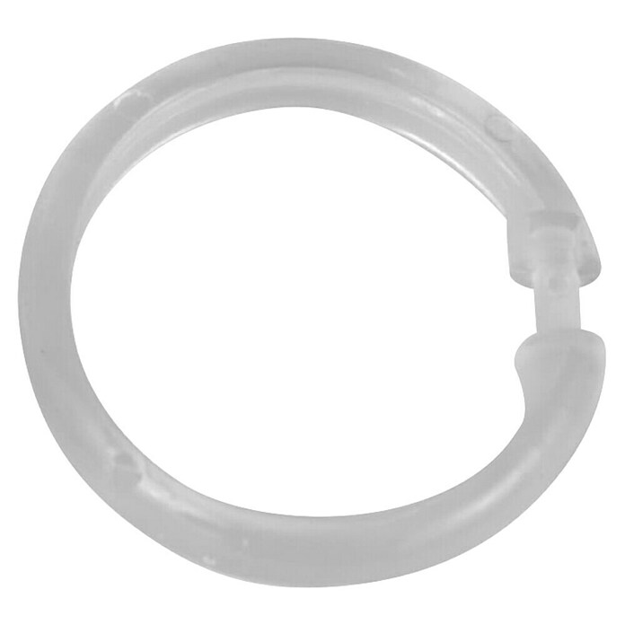 Obroček za zaveso  (16 kos, Premer: 6 cm) | 3739 - Duschvorhangzubehör | DADF - Badtextilien | DAD - Badausstattung | DA - Badausstattung/Bäderwelt | D - Sanitär | BAUHAUS